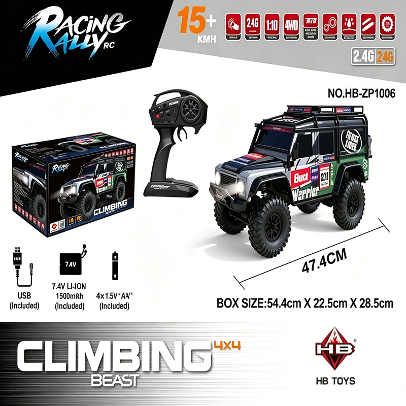 Rc Hobby Grade Truck - HB Zp1005 /1006 Mobil Remote Control