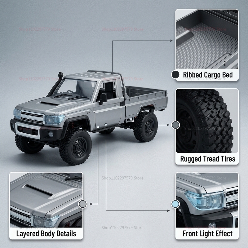MN82, Truk Pikap 4WD Off-Road  - Rc Hobby Grade Truck ulasan dan harga
