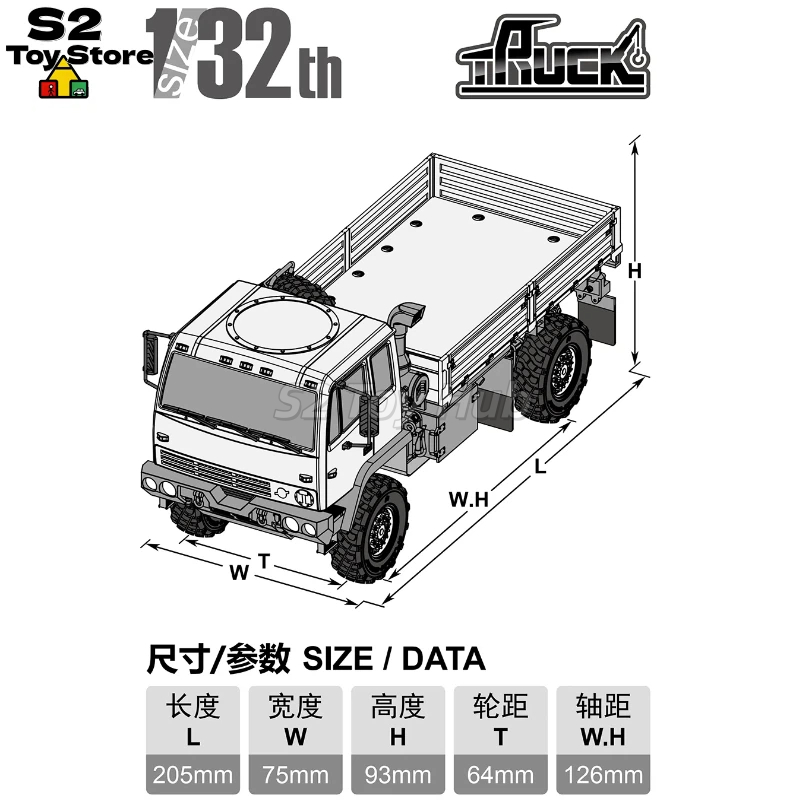 Truk Militer RC Orlandoo Hunte - Rc Hobby Grade Truck ulasan dan harga