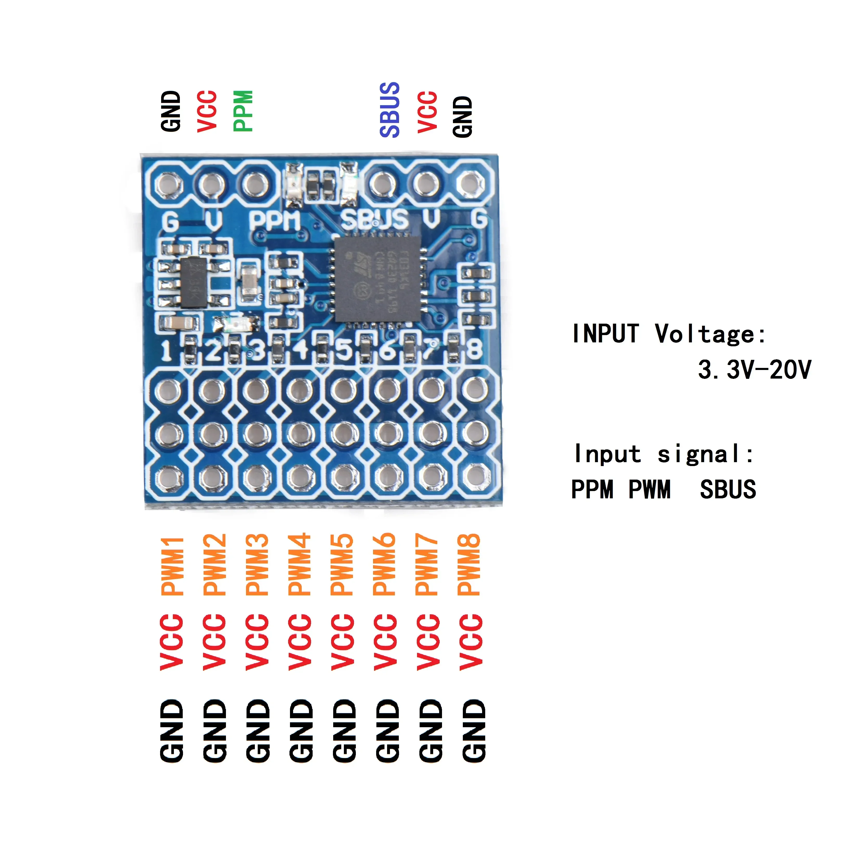 Konverter JHEMCU SPP-SBUS 8CH  - Receiver Sbus 8Ch ulasan dan harga