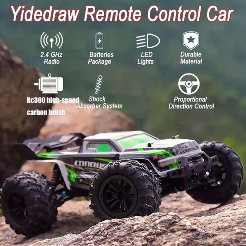 Mobil RC 4WD (50km/jam): Lampu - Rc Hobby Toucan ulasan dan harga